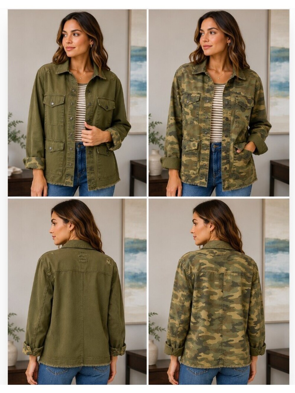 Blank NYC Reversible distressed jacket